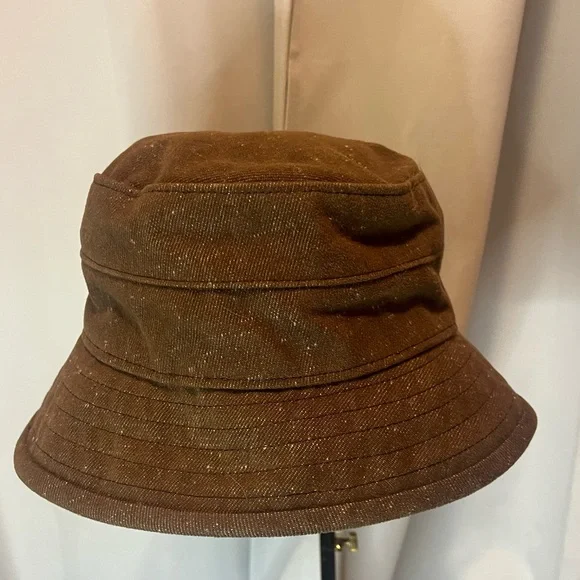 Givenchy Brown Canvas Bucket Hat – Designer Streetwear One Size - Picture 5 of 8